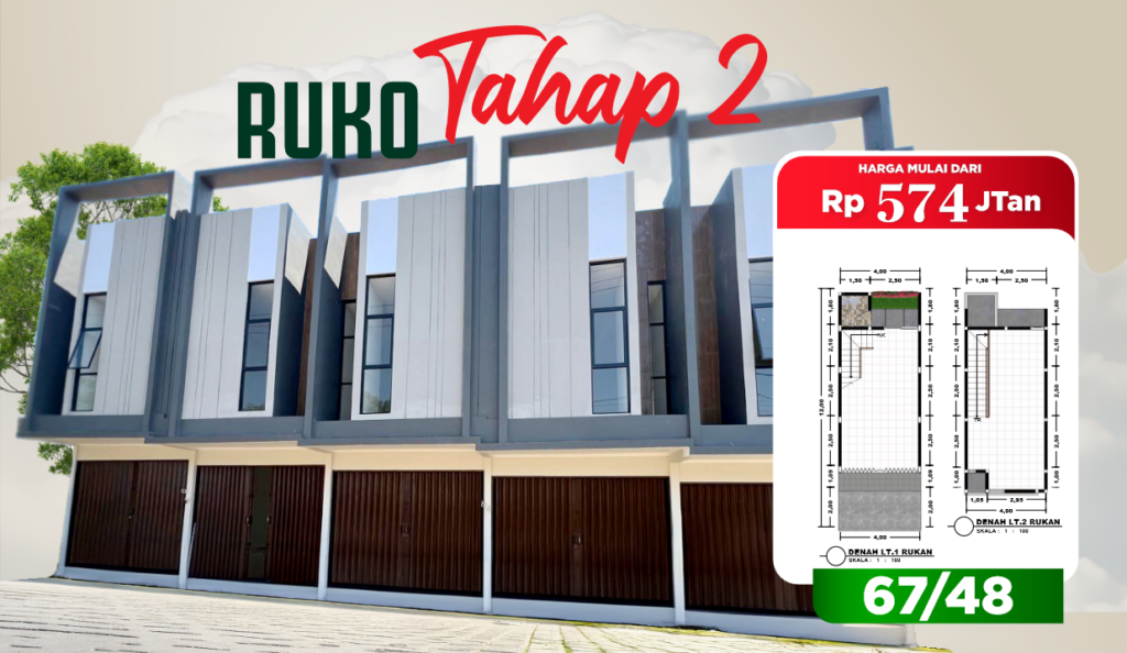 Ruko 2 Lantai - Puri Harmoni Pasir Mukti